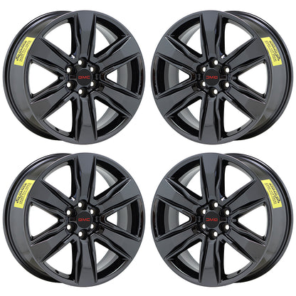 20" Cadillac XT5 XT6 Black Chrome wheels rims Factory OEM set 5799