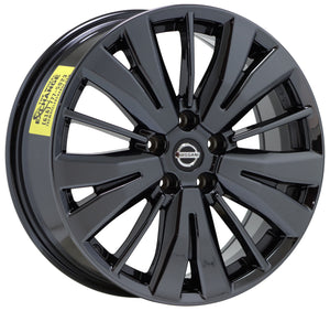 EXCHANGE 18" Nissan Pathfinder Black Chrome wheels rims Factory OEM set 62742