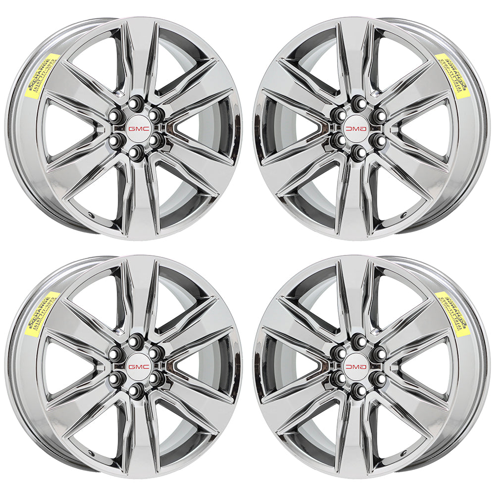 20" GMC Acadia Bright Chrome wheels rims Factory OEM set 5799