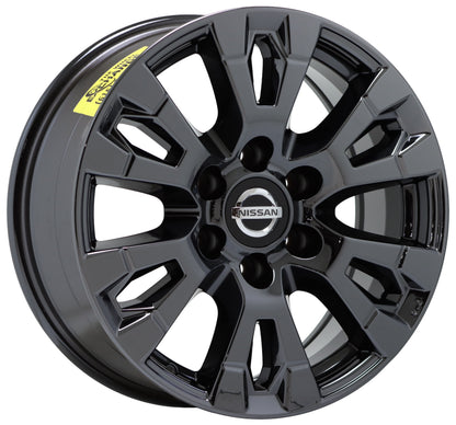 18" Nissan Armada Titan Black Chrome wheels rims Factory OEM set 62726 EXCHANGE