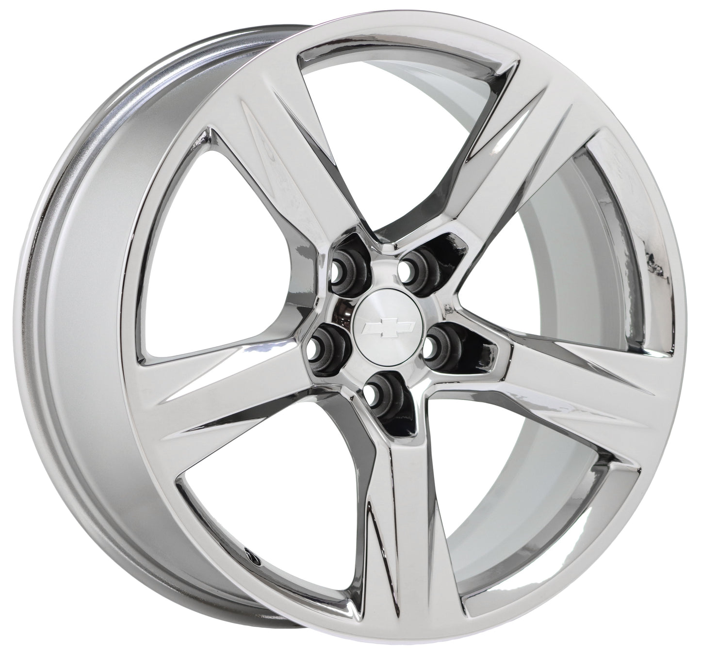 20x8.5 Camaro SS Bright Chrome wheels rims Factory OEM GM Front 5760