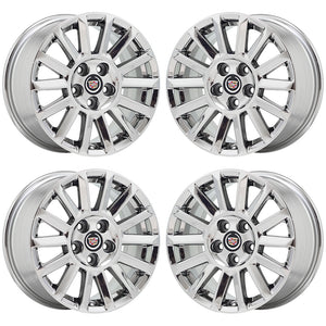17" Cadillac CTS sedan PVD Chrome wheels rims Factory OEM GM set 4 4668
