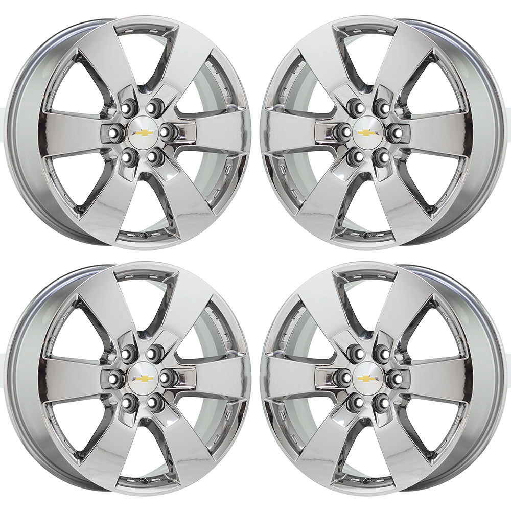 20" Chevrolet Traverse Bright Chrome wheels rims Factory OEM 2009-2017 set 5406