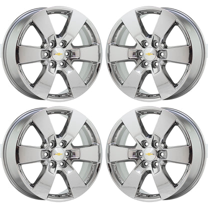 20" Chevrolet Traverse Bright Chrome wheels rims Factory OEM 2009-2017 set 5406