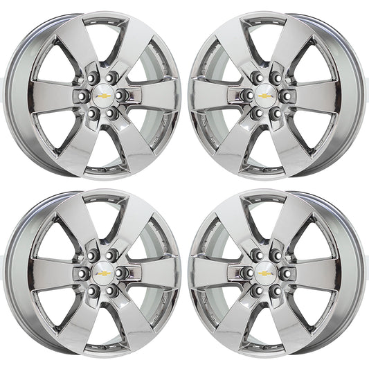 20" Chevrolet Traverse Bright Chrome wheels rims Factory OEM 2009-2017 set 5406