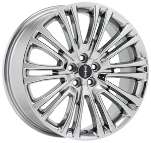 20" Lincoln MKX Nautilus PVD chrome wheels rims Factory OEM set 4 10075