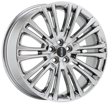 20" Lincoln MKX Nautilus Bright Chrome wheels rims Factory OEM set 10075