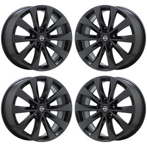 EXCHANGE 19" Nissan Maxima Platinum Black Chrome wheels rims OEM set 4 62723