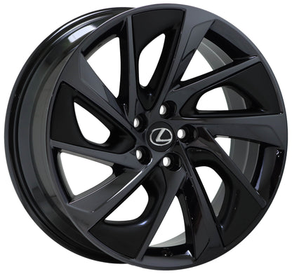 20" Lexus RX350 RX450H Black Chrome wheels rims Factory OEM set 74337 EXCHANGE
