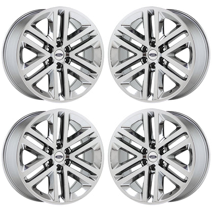 22" Ford F150 Expedition Bright Chrome wheels rims Factory OEM set 3993