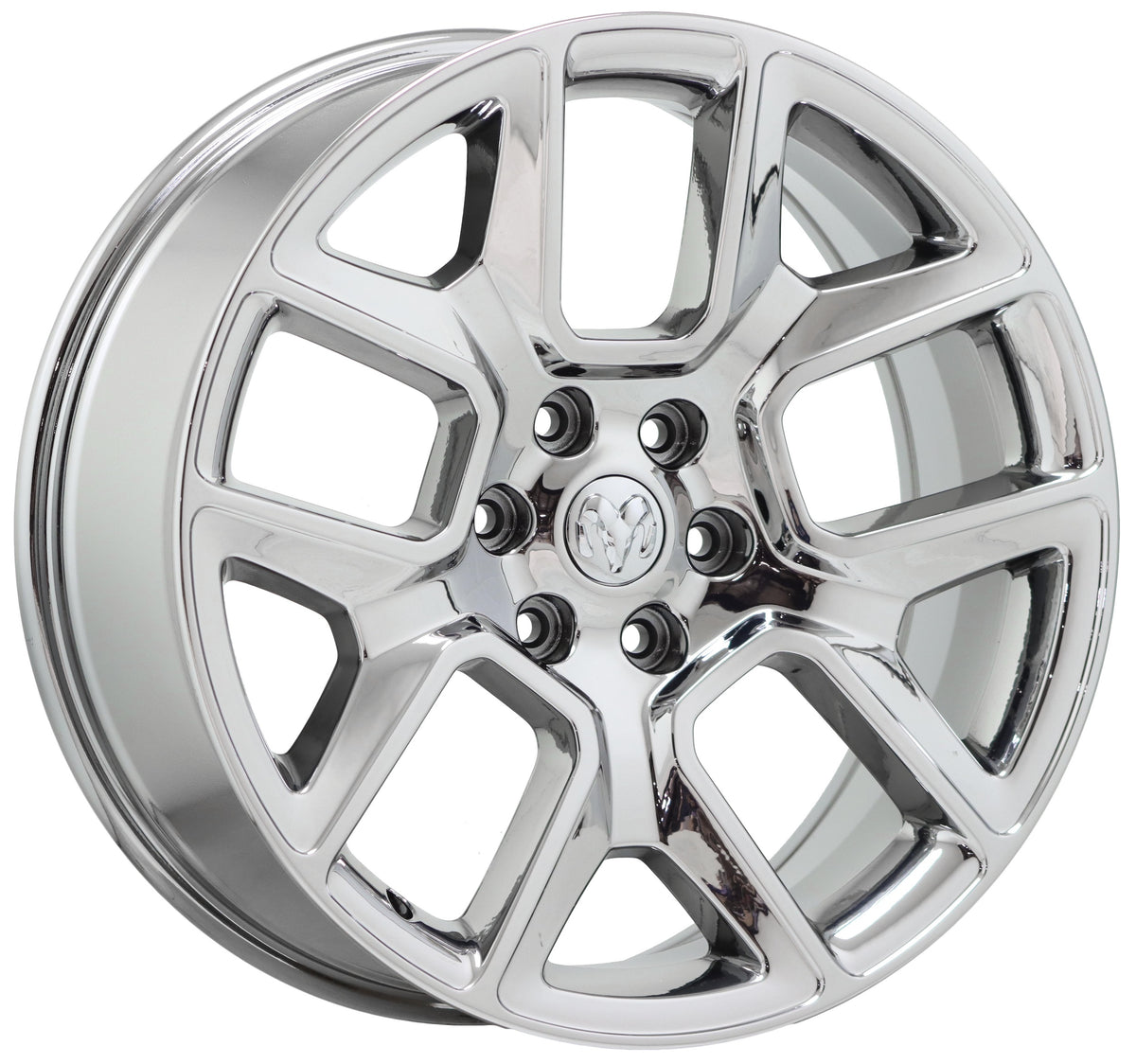 22" Dodge Ram 1500 Bright Chrome wheels rims Factory OEM 2019-2023 set 4 2684