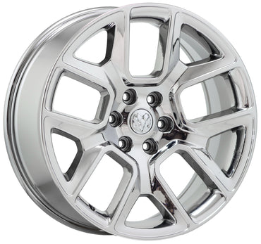 22" Dodge Ram 1500 Bright Chrome wheels rims Factory OEM 2019-2023 set 4 2684