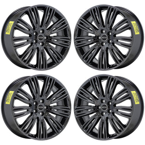 22x9.5 Range Rover Black Chrome wheels rims Factory OEM 2018 2019 2020 72328