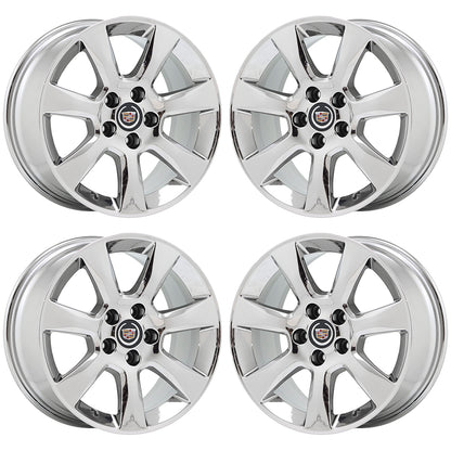 17" Cadillac ATS Sedan Bright Chrome wheels rims Factory OEM set 4702 EXCHANGE