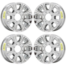 Load image into Gallery viewer, 18&quot; Ford F250 F350 SRW Bright Chrome wheels rims Factory OEM set 10097
