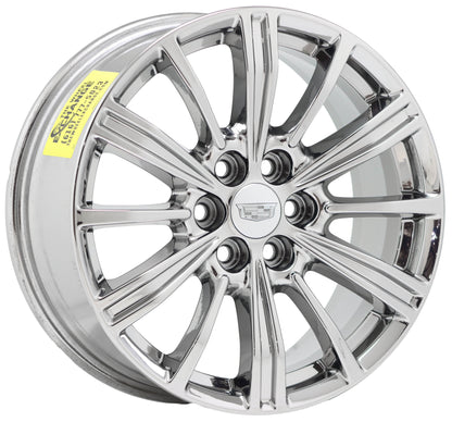 18" Cadillac XT5 Bright Chrome wheel rim Factory OEM single 4798