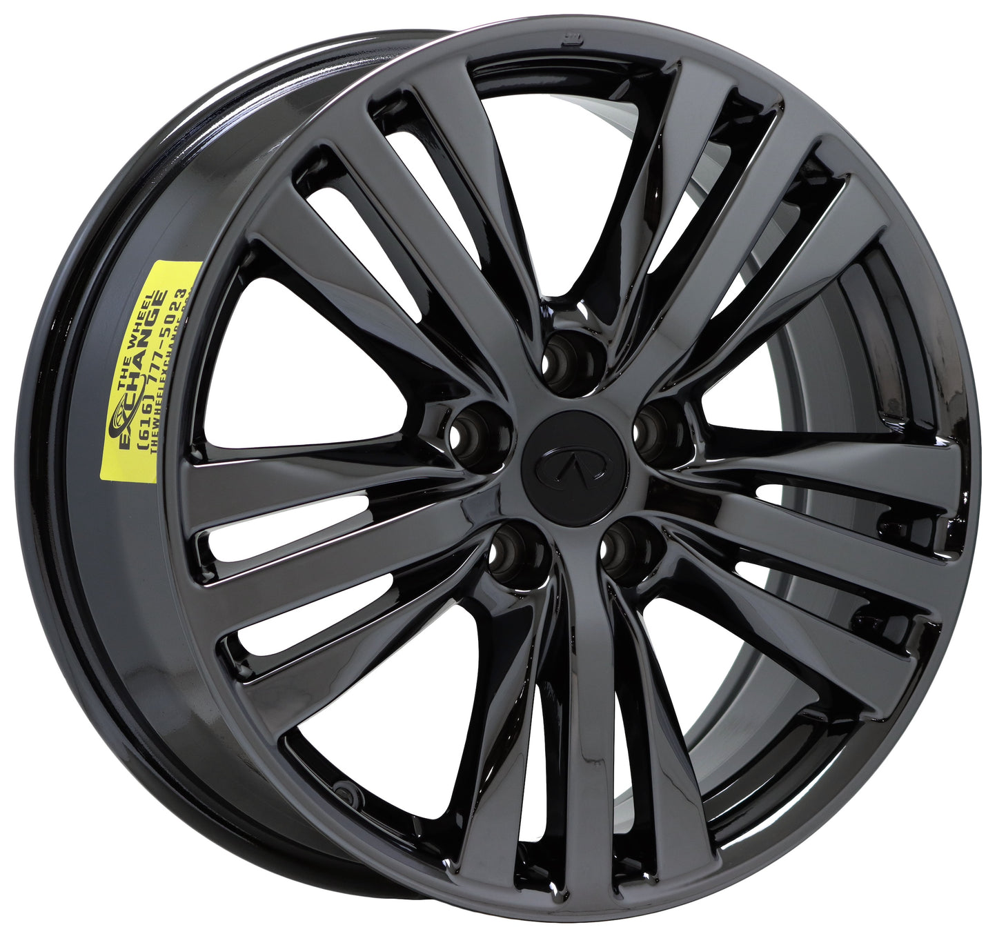 18" Infiniti QX60 Luxe Black Chrome wheels rims OEM set 4 73782 EXCHANGE