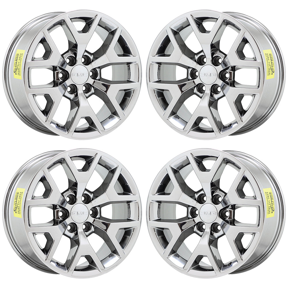 20" GMC Sierra Yukon 1500 Truck Bright Chrome wheels rims GM 5658 EXCHANGE