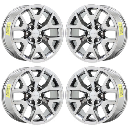 20" GMC Sierra Yukon 1500 Truck Bright Chrome wheels rims Factory OEM GM 5658