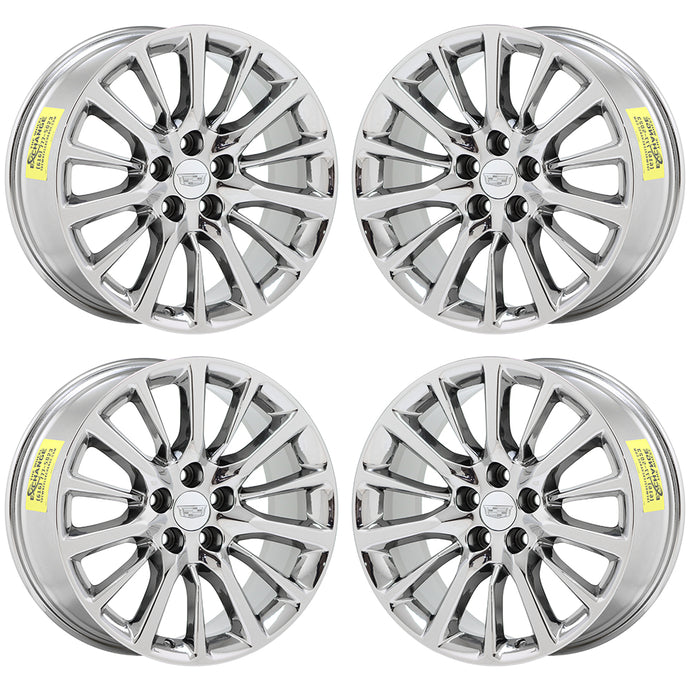 Cadillac Premium Factory OEM Wheels Rims Stock Replacement Chrome Black ...