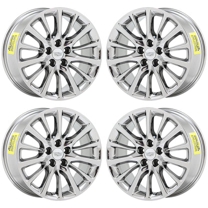 19" Cadillac CT6 XTS Bright Chrome wheels rims Factory OEM set 4762