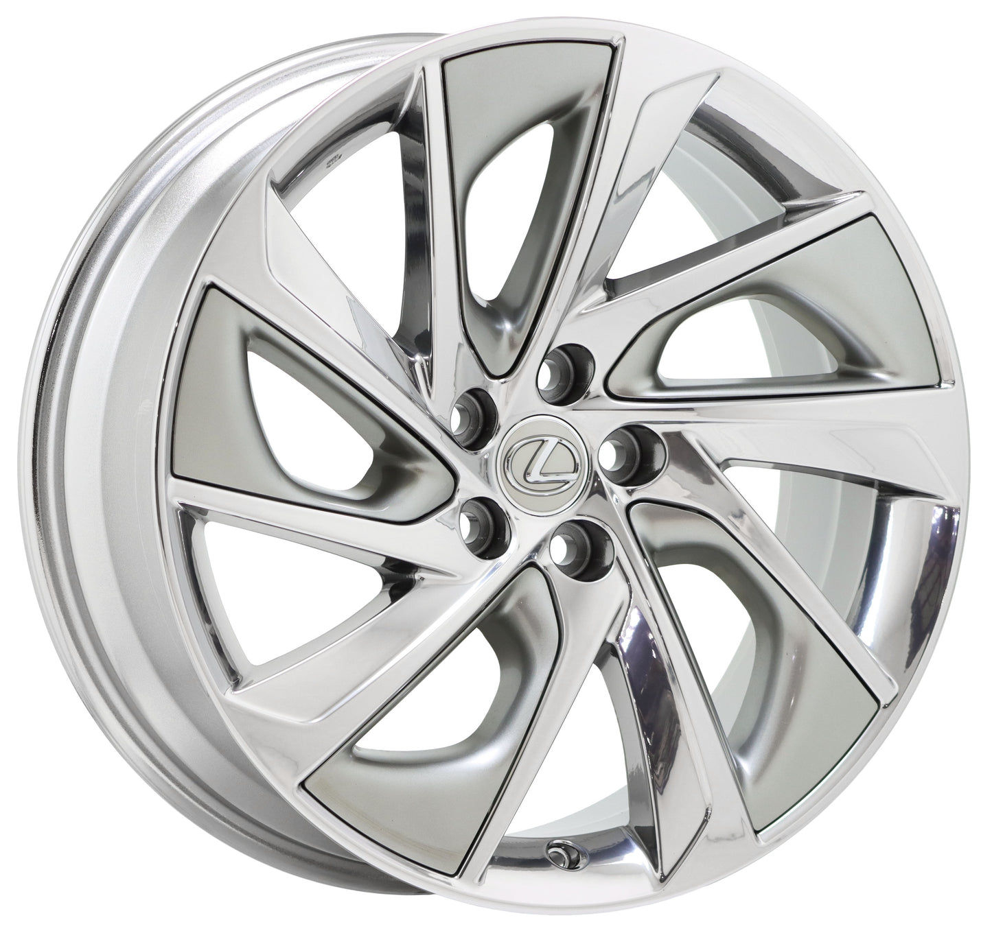 20" Lexus RX350 RX450H Bright Chrome wheels rims Factory OEM set 74337 EXCHANGE
