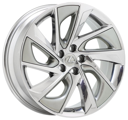 20" Lexus RX350 RX450H Bright Chrome wheels rims Factory OEM set 74337 EXCHANGE