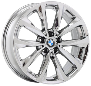 EXCHANGE 19" BMW X3 X4 PVD Chrome wheels rims Factory OEM set 86351