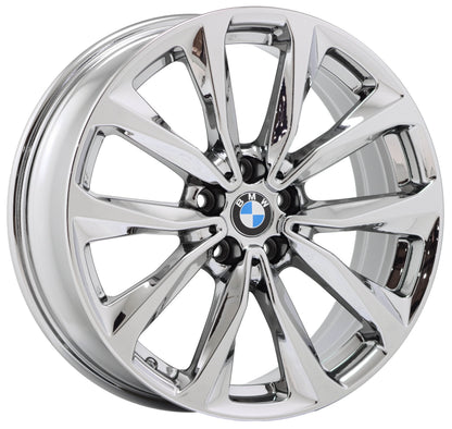 19" BMW X3 X4 Bright Chrome wheels rims Factory OEM set 86351 EXCHANGE