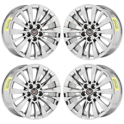 18" Cadillac CTS Bright Chrome wheels rims Factory OEM 2014-2020 4715 EXCHANGE