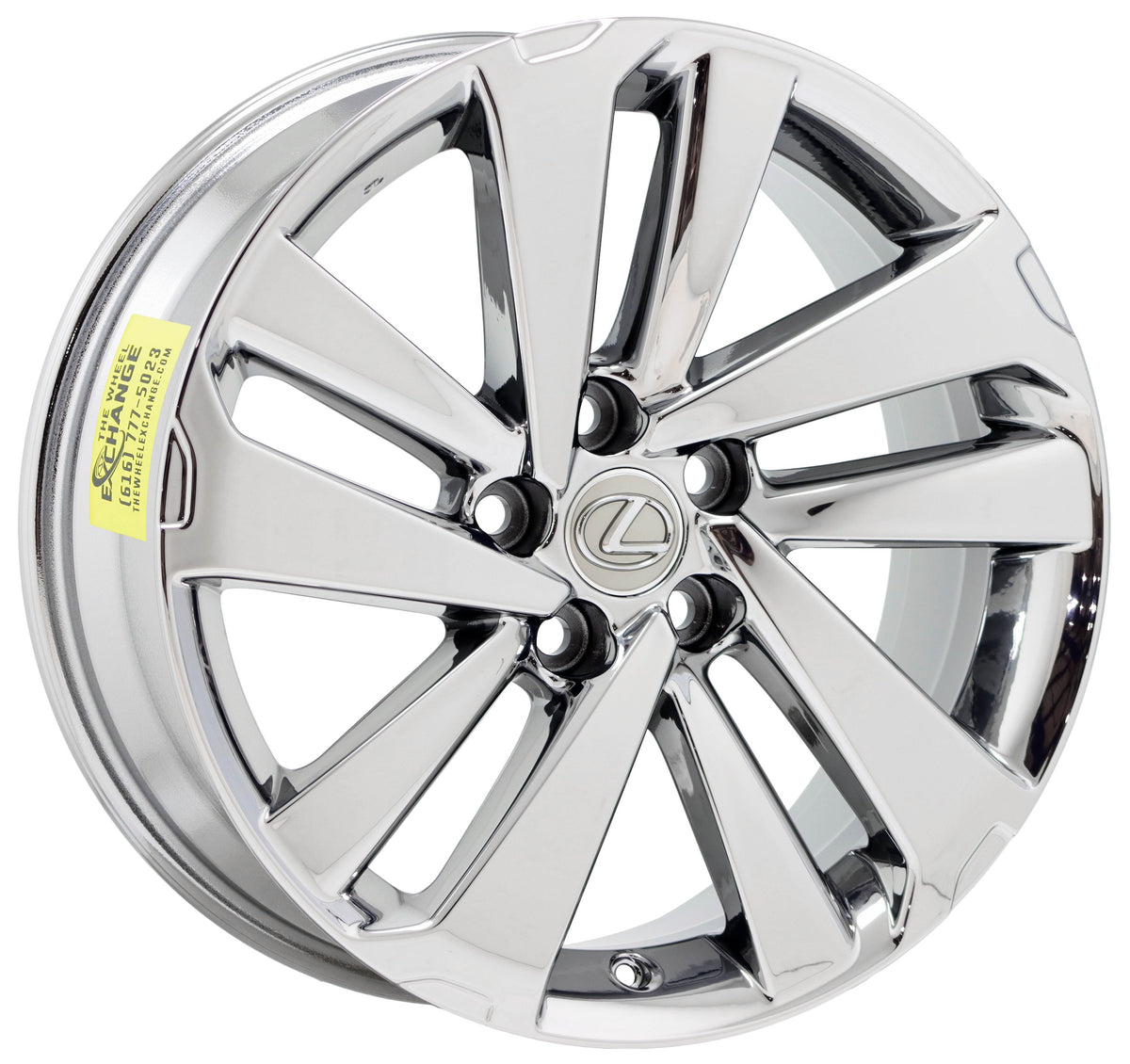18" Lexus NX300 NX300H Bright Chrome wheel rim Factory OEM single 74372
