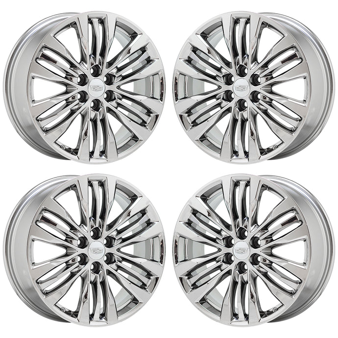 Cadillac Premium Factory OEM Wheels Rims Stock Replacement Chrome Black ...