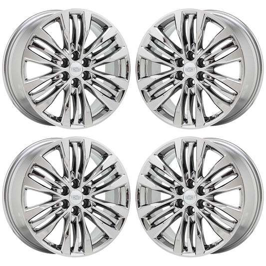 20" Cadillac XT5 Bright Chrome wheels rims Factory OEM set 4801