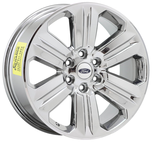 20" Ford F150 Truck Bright Chrome wheel rim Factory OEM 2018-2021 10171