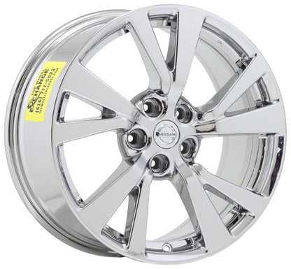 18" Nissan Maxima Bright Chrome wheels rims Factory OEM set 4 62721 EXCHANGE