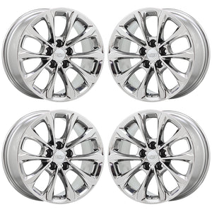 18" Cadillac CT5 CTS Premium Luxury PVD Chrome wheels rims Factory OEM set 4837