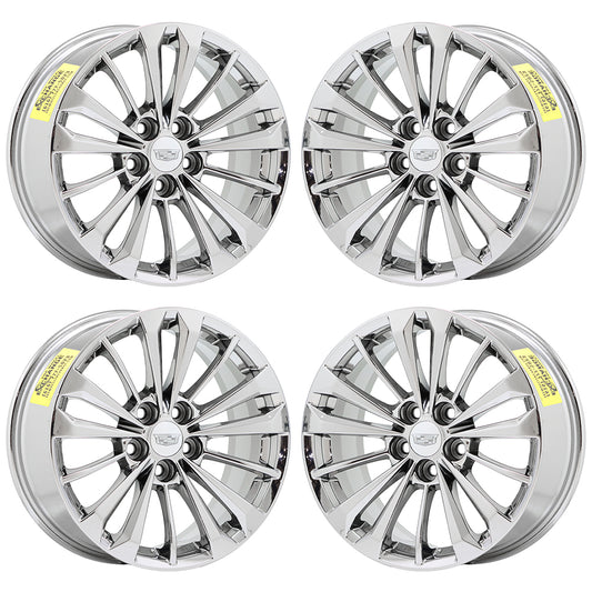 18" Cadillac CT6 Bright Chrome wheels rims Factory OEM GM set 4761 EXCHANGE
