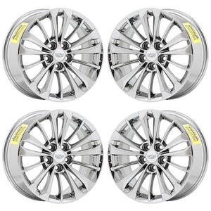 18" Cadillac CT6 Bright Chrome wheels rims Factory OEM GM set 4761 EXCHANGE