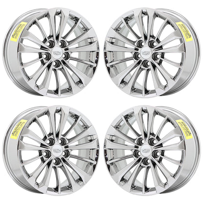 18" Cadillac CT6 Bright Chrome wheels rims Factory OEM GM set 4761 EXCHANGE