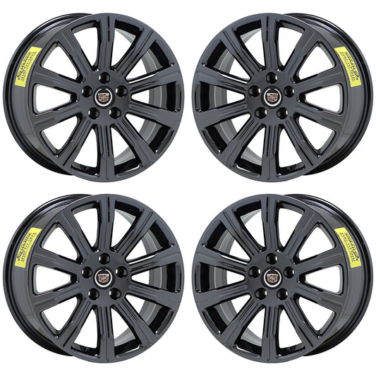 18x8" Cadillac ATS Sedan Black Chrome wheels rims Factory OEM set 4705