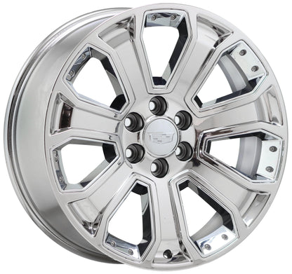 22" Escalade Silverado SIerra Bright Chrome wheels rims OEM CK162 5661 EXCHANGE