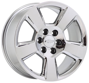 EXCHANGE 20" Chevrolet GMC Silverado Sierra 1500 PVD Chrome wheels rims OEM 5652