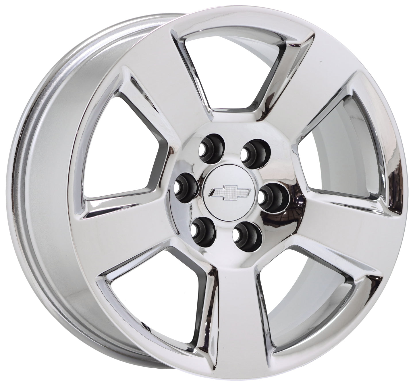 20" Chevrolet GMC Silverado Sierra 1500 Bright Chrome wheels OEM 5652 EXCHANGE