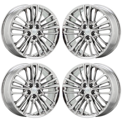 20" Cadillac CT6-V Bright Chrome wheels rims Factory OEM set 4829 EXCHANGE
