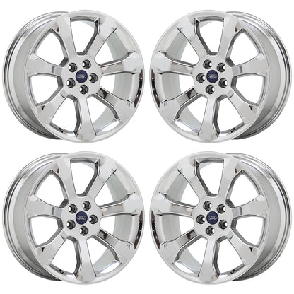 21" Ford Explorer ST Bright Chrome wheels rims Factory OEM set 10271 EXCHANGE