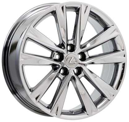 19" Lexus RX350 RX450 F-Sport Bright Chrome wheels rims Factory OEM set 4 74279