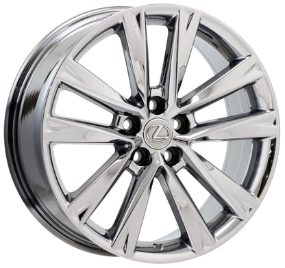 19" Lexus RX350 RX450 F-Sport Bright Chrome wheel rim Factory OEM 74279 x1