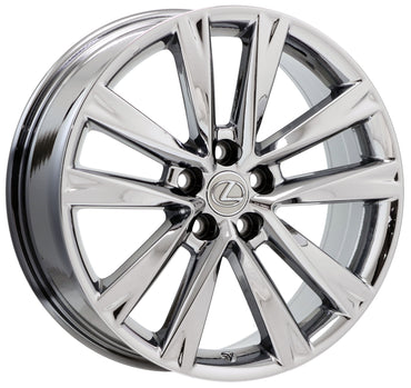 19" Lexus RX350 RX450 F-Sport Bright Chrome wheels rims Factory OEM set 4 74279