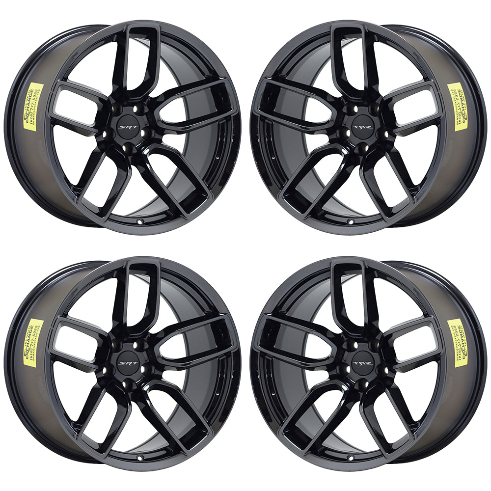 20" Dodge Charger Challenger Black Chrome wheels Factory OEM 2641 EXCHANGE