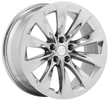 Load image into Gallery viewer, 20&quot; Tesla Model X Bright Chrome wheels rims Factory OEM set 97800 97801 EXCHANGE
